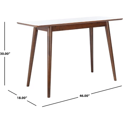 Sasharose Makeup Table - Walnut - Safavieh - Image 6