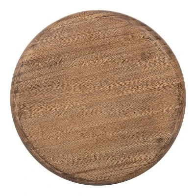 Button Indoor/Outdoor Modern Concrete Round Accent Table - Safavieh - Image 3