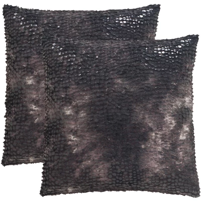 Mimi Pillow (Set Of 2) - Seductive Rose - 20" X 20" - Safavieh