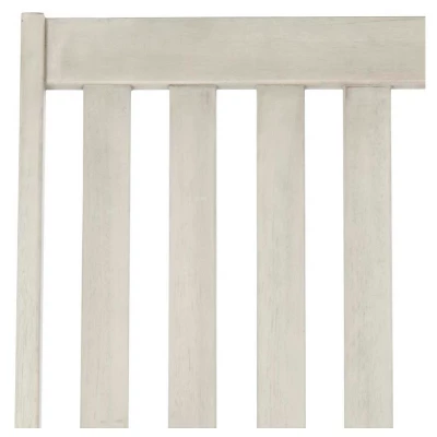 Lugano Wood Patio Rocking Chair - White - Safavieh - Image 3