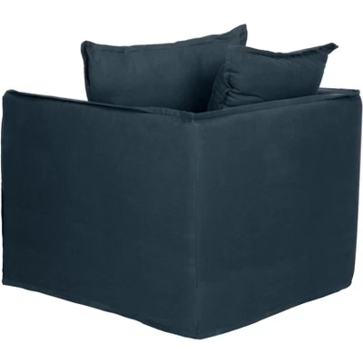 Joey Arm Chair - Blue - Safavieh - Image 3
