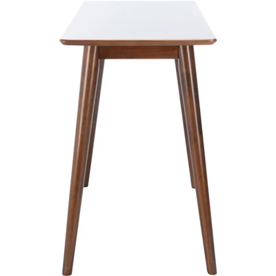 Sasharose Makeup Table - Walnut - Safavieh - Image 3