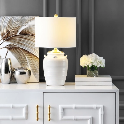 Lener Table Lamp - Ivory - Safavieh - Image 3