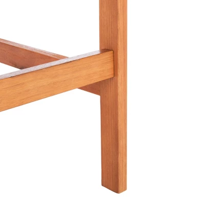 Pate 3pc Bistro Set - Natural/Beige/Navy - Safavieh - Image 4